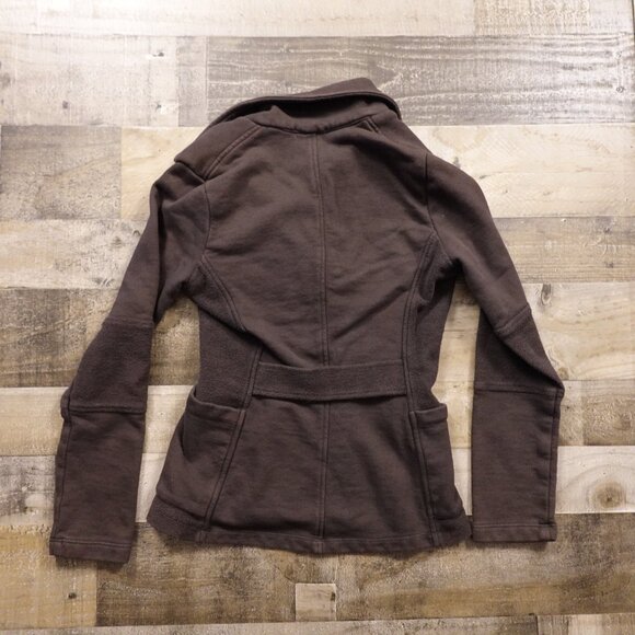 James Perse Cotton Double-Breasted Jacket Women’s Size 2 (Fits Like M 6–8) Brown - Picture 10 of 13